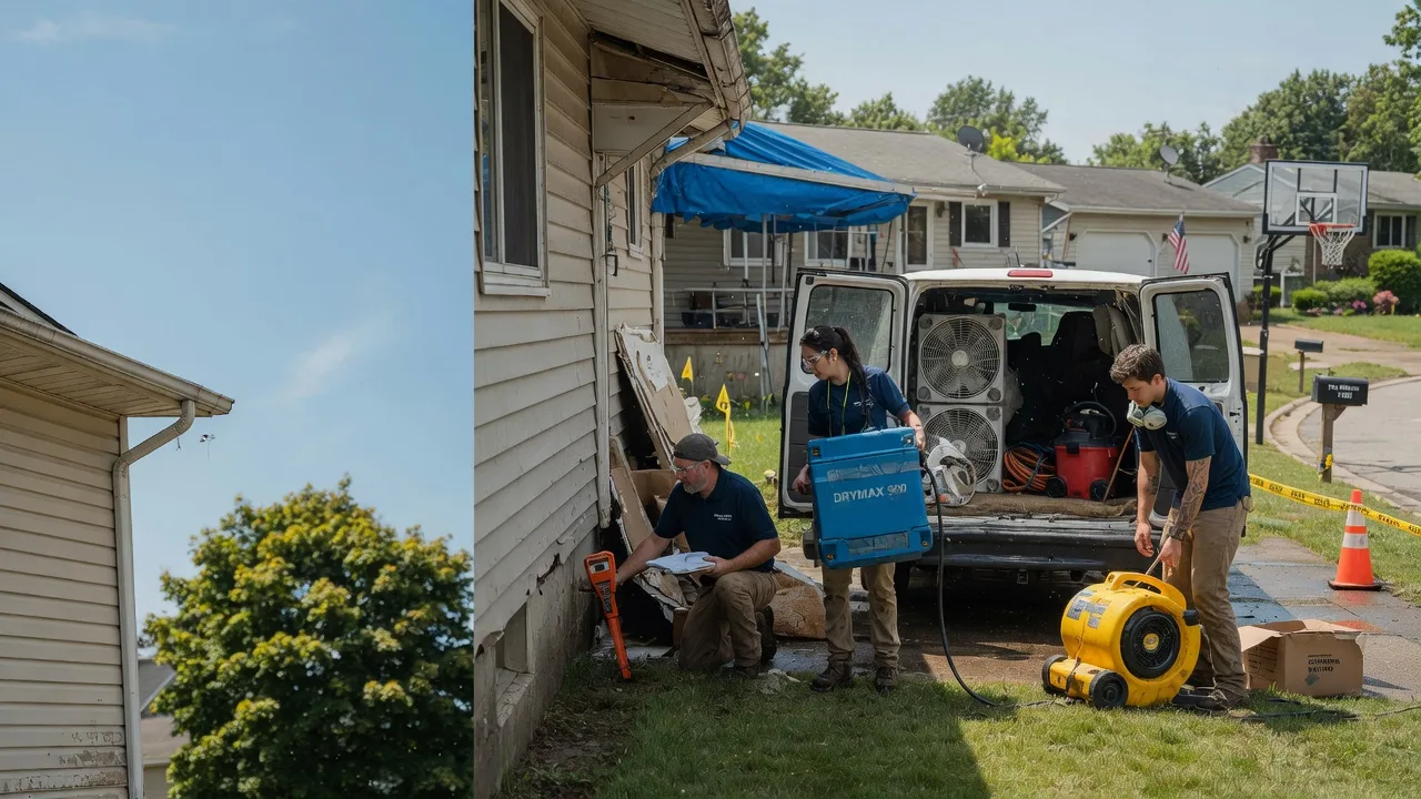 Ceiling Leak Cleanup in Walcott, IA near me
