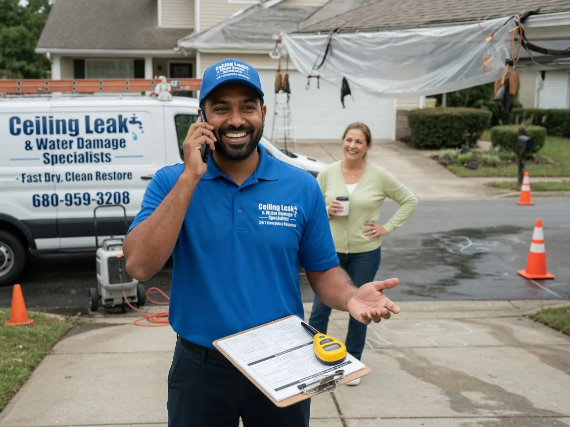 Ceiling Leak Cleanup Walcott, IA FAQs